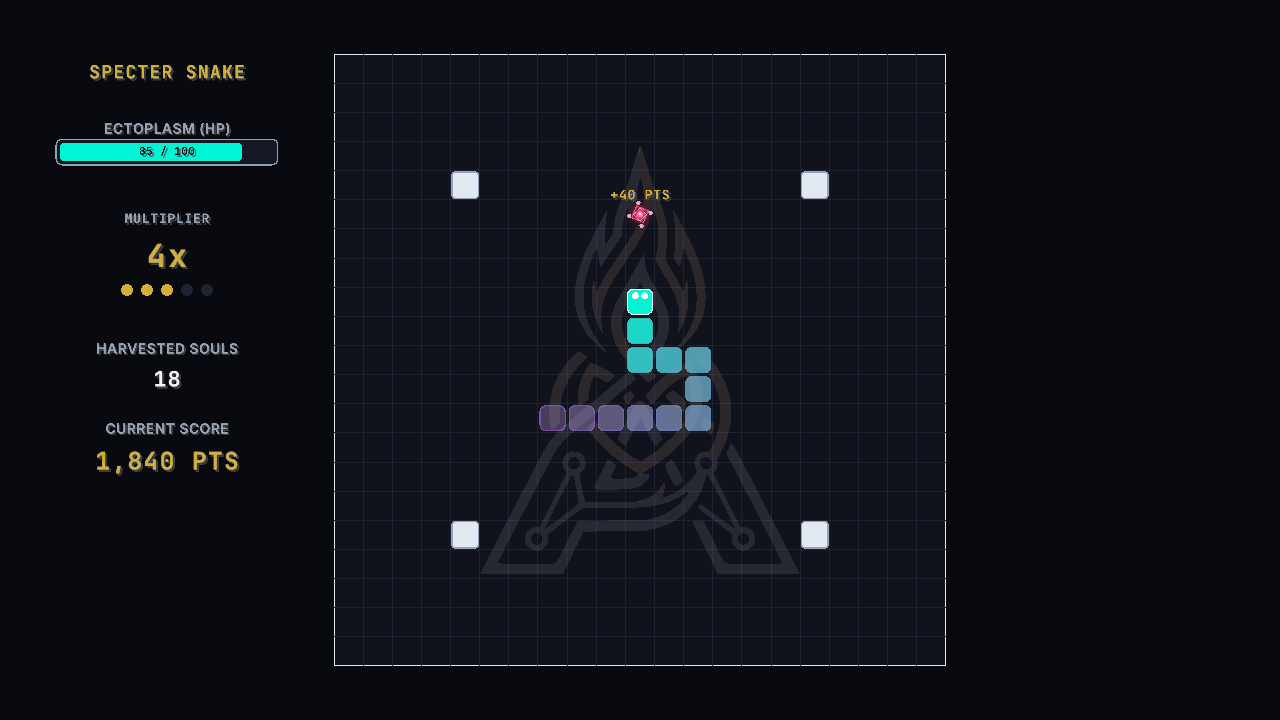 Specter Snake Arena Gameplay and HUD